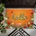 Hello Green Script Wildflowers Ladybug Butterfly - Spring Summer Home Decor Doormat - 6