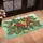 Hibiscus Orchid Palm Fronds Monstera Leaves Tropical Flowers Foliage - Home Decor Gift Doormat - 4