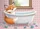 Fox in Bathtub Floral Crown - Home Decor Gift for Fox Lovers Doormat - 7
