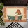 Relaxing Horse Vintage Clawfoot Bathtub Red Head-wrap Terracotta Floor - Home Decor Gift Doormat - 6