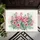 Vibrant Pink Flamingos Tropical Monstera Palm Leaf Hibiscus - Home Decor Gift Doormat - 6