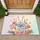 Fluffy Baby Bunny Easter Eggs Spring Welcome - Easter Home Decor Gift Doormat - 1