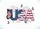 USA Letters Patriotic Butterflies Starburst Fireworks - Independence Day Celebration Doormat - 7