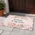 Welcome To My Home Cursive Script Pink Rose Greenery White Blossom Wreath - Home Decor Gift Doormat - 5