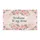 Welcome To My Home Cursive Script Pink Rose Greenery White Blossom Wreath - Home Decor Gift Doormat - 3