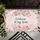 Welcome To My Home Cursive Script Pink Rose Greenery White Blossom Wreath - Home Decor Gift Doormat - 6
