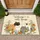 Welcome Cats Wildflower Hearts - Farmhouse Decor Gift for Cat Lover Doormat - 1