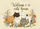 Welcome Cats Wildflower Hearts - Farmhouse Decor Gift for Cat Lover Doormat - 7