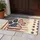 Paw Print American Flag Grunge - Independence Day Home Decor Gift for Pet Owners Doormat - 5