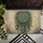 Ornate Gemstone Dreamcatcher Teal Gold Feathers - Boho Lifestyle Decor Doormat - 6