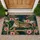 Leopard Emerald Chaise Tropical Jungle - Luxury Home Decor Gift for Wildlife Lovers Doormat - 1