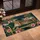 Leopard Emerald Chaise Tropical Jungle - Luxury Home Decor Gift for Wildlife Lovers Doormat - 4