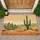Desert Cacti Dunes Landscape Yellow Flowers - Home Decor Gift Doormat - 1