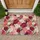 Roses Peonies Full Bloom Floral Tapestry - Botanical Home Decor Gift for Garden Lover Doormat - 1
