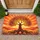 Tree of Life Colorful Leaves Sunburst Sky Colorful Roots Home Decor Gift Doormat - 1