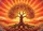 Tree of Life Colorful Leaves Sunburst Sky Colorful Roots Home Decor Gift Doormat - 7
