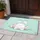 White Bunny Tail Easter Eggs Happy Easter - Easter Holiday Home Decor Doormat - 5