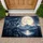 Wolves Rocky Peak Full Moon Lake Mountains - Wildlife Lover Home Decor Gift Doormat - 1