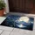 Wolves Rocky Peak Full Moon Lake Mountains - Wildlife Lover Home Decor Gift Doormat - 5