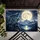 Wolves Rocky Peak Full Moon Lake Mountains - Wildlife Lover Home Decor Gift Doormat - 6