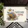 Welcome Home Wheelbarrow Sunflowers Patriotic Stars - Patriotic Home Decor Gift Doormat - 6