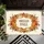 Hello Fall Pumpkins Maple Leaves - Rustic Farmhouse Welcome Decor Doormat - 6
