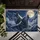 Howling Wolves Full Moon Starry Night Sky - Home Decor Gift for Wildlife Lover Doormat - 6