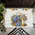 Weathered Wooden Stars Rustic Baskets Hydrangea Sunflower Daisies - Farmhouse Decor Gift Doormat - 6