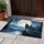 Howling Wolves Moonlit Cliff Landscape - Home Decor Gift for Wolf Lovers Doormat - 5
