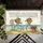 Vintage Bicycle Welcome Sign Sunflowers Beach Grass - Coastal Summer Home Decor Gift Doormat - 6