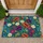 Vibrant Poppy Daisy Wildflower Garden - Home Decor Gift for Garden Lover Doormat - 1