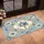 Classical Urn Roses Hydrangeas Acanthus Leaves Scrollwork - Home Decor Gift Doormat - 4