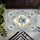 Classical Urn Roses Hydrangeas Acanthus Leaves Scrollwork - Home Decor Gift Doormat - 6