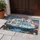 America The Beautiful Mountain Flag Wildflower - Independence Day Gift for Veterans Doormat - 5