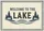 Welcome Lake Pine Trees Waves - Lake House Decor Gift Doormat - 7