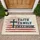 Christian Cross Faith Family Freedom - Patriotic Home Decor Gift for Veterans Doormat - 1