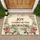 Vintage Floral Joy Comes Morning Cross Sunrise - Farmhouse Home Decor Gift Doormat - 1