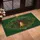 Golden Bell Cross Holly Berry Joy To The World - Christmas Festive Decor Doormat - 4
