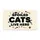 Spoiled Cats Live Here Paw Prints Fishbones - Home Decor Gift for Cat Owners Doormat - 3