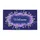Deep Indigo Welcome Script Hydrangea Lisianthus Eucalyptus Berries - Home Decor Gift Doormat - 3
