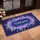 Deep Indigo Welcome Script Hydrangea Lisianthus Eucalyptus Berries - Home Decor Gift Doormat - 4