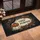 Black Crow Pumpkin Text Cartouche Autumn Flowers - Rustic Farmhouse Home Decor Gift Doormat - 4