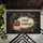 Black Crow Pumpkin Text Cartouche Autumn Flowers - Rustic Farmhouse Home Decor Gift Doormat - 6