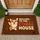 Cheerful Corgi Welcome Home Paw Prints - Corgi Lover Home Decor Gift Doormat - 1