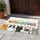 Welcome Cats Paw Prints Hearts Stars - Home Decor Gift for Cat Lover Doormat - 5