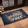 Waving American Flag Land of the Free Text - Independence Day Gift for Veterans Doormat - 4
