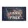 Waving American Flag Land of the Free Text - Independence Day Gift for Veterans Doormat - 3