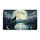 Two Wolves Howling Full Moon Pine Forest - Wildlife Lover Gift Doormat - 3
