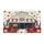 Vintage Camper Welcome Patriotic Flowers - Farmhouse Home Decor Doormat - 3
