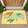 Welcome Sea Turtle Coral Starfish Seashells - Home Decor Gift Doormat - 1